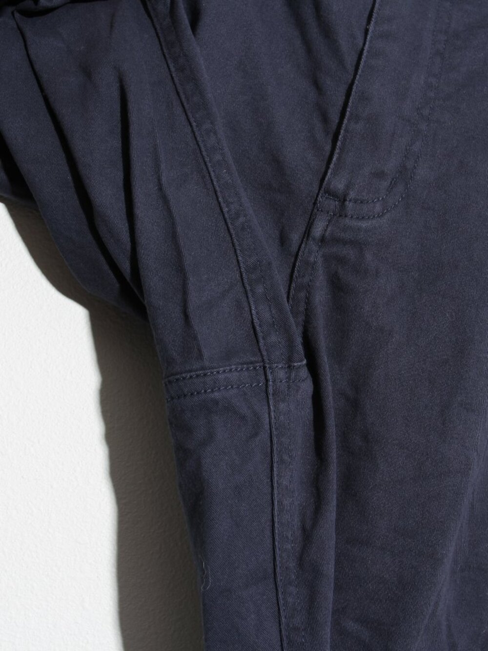 Finisterre Koerner Organic Cotton Trouser Pant Navy Blue Slim Size W32 x L32 - Picture 6 of 16